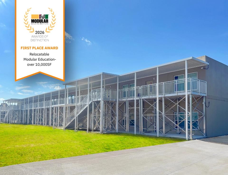 2026 award for relocatable modular education 